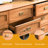 62.99"Brown Solid Wood Nine-Drawer Cabinet