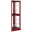 Armoire d'angle à tablettes réglables