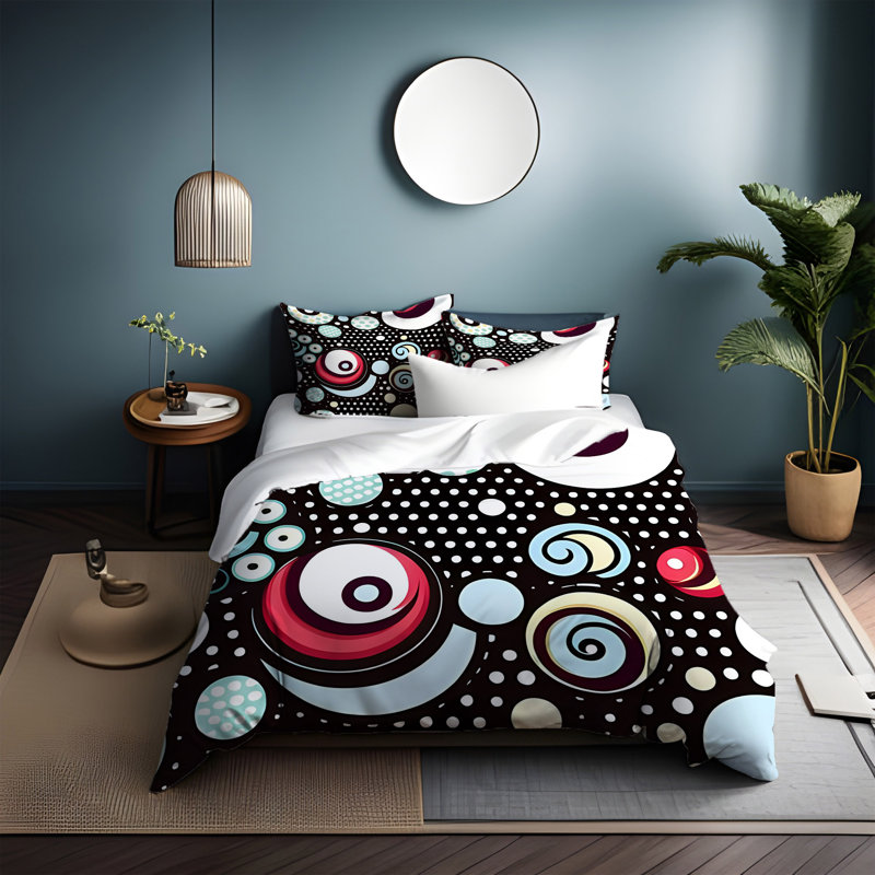 Ensemble de housse de couette, Housse de couette pour très grand lit et 2 très