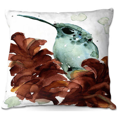 Couch November Hummingbirds Throw Pillow