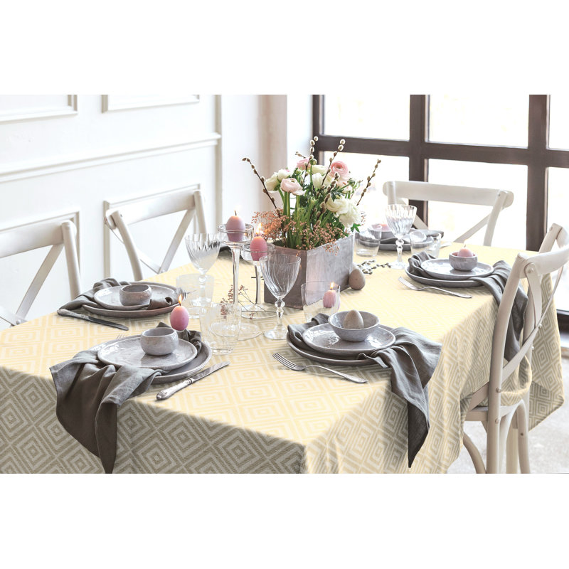 Skylar Dining Linens, 130cm W x 160cm L, Gold