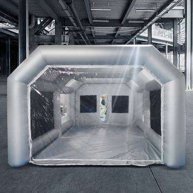 Inflatable Paint Booth 13X10X8Ft Upgrade Larger Filter System with 950