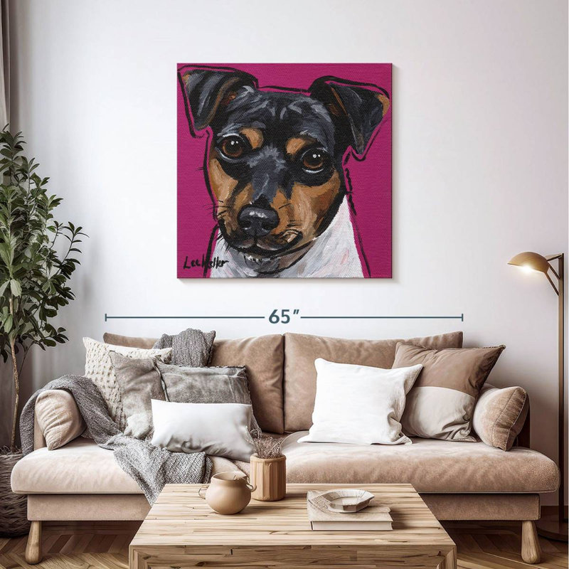 Crowle Brazilian Terrier II, 39" H x 39" W