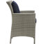 Chaise de salle à manger en rotin et osier Bocabec par Havenside Home-995238422-995273849