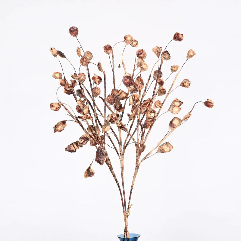 31 "H Artificielle Automne Automne Feuillage Automne Cluster Bush Tige Pour Vase Filler, Beige