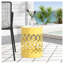 Outdoor Metal End Table -Large-1285833879