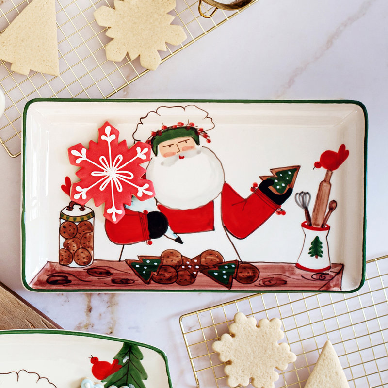 Old St. Nick Terra Bianca Salad/Dessert Plate