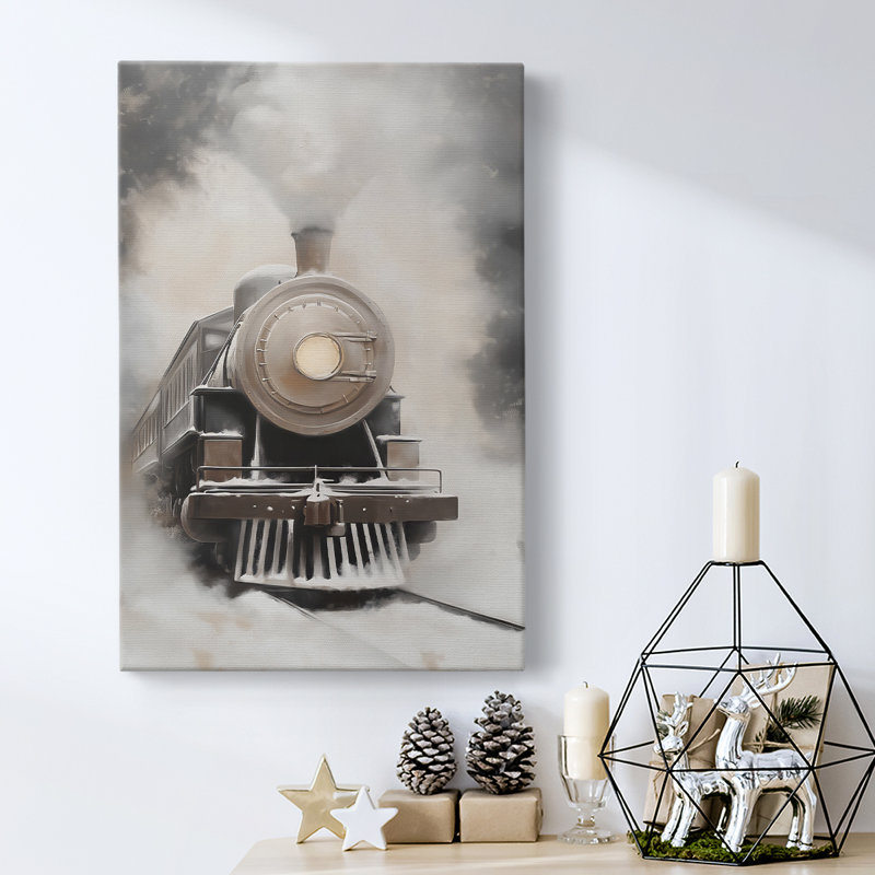 Art des Fêtes de Noël - Toile tendue avec châssis - Série 2-CXC, H 48 po x l 32 po