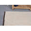 Petit tapis blanc de 1,7 pi x 3 pi, tapis de chambre à coucher, tapis de luxe, tapis rétro, tapis turc