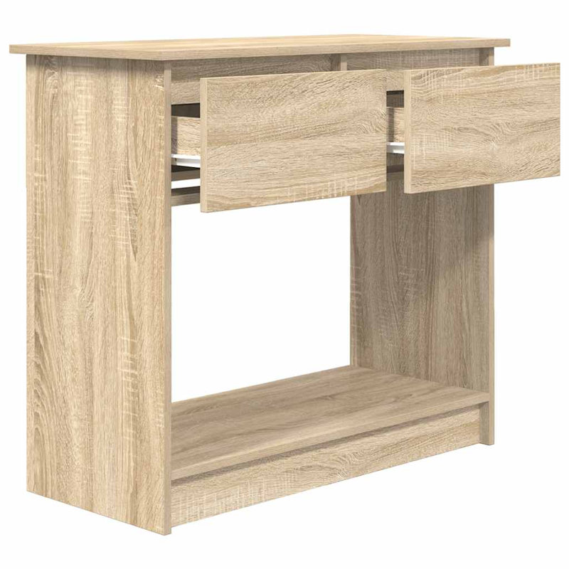 Console Table With Drawers Sonoma Oak 85.5X38.5X74.5 Cm, Sonoma Oak