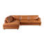 Canapé modulaire Glander - Cuir cognac-717103194