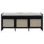 Banc de rangement rétro avec coussin capitonné-685790628-685790630