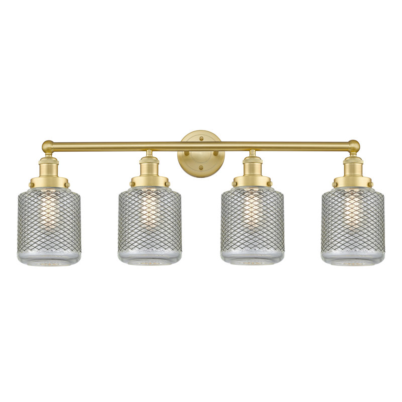 Dore 4 - Light Dimmable Vanity Light, Satin Gold