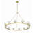 12 - Light Dimmable Wagon Wheel Chandelier