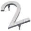 24 in. Flat Floating Mount House Number-1747342041-1752731002