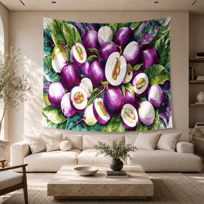 Fruit Mangosteen Wall Tapestry