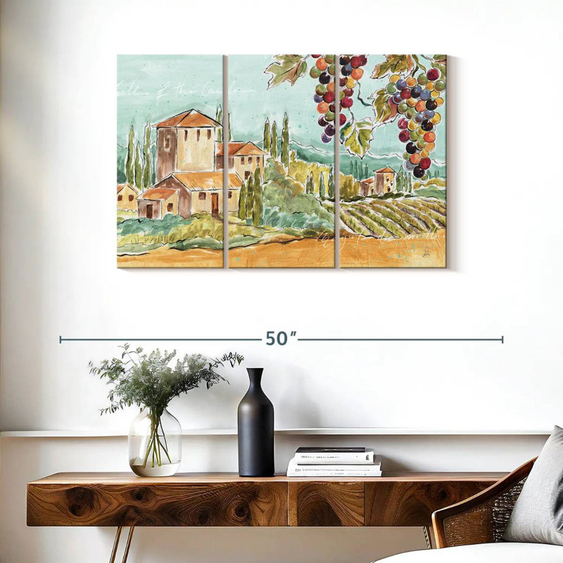 Brise toscane Alvord sans coquelicots, H 24 po x l 38 po