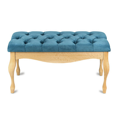 Moorebank 100% Polyester Upholstered Bench