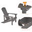 Chaise Adirondack Volkard HiPS-1736506459