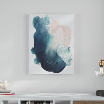 « plongéer i », peinture sur toile tendue