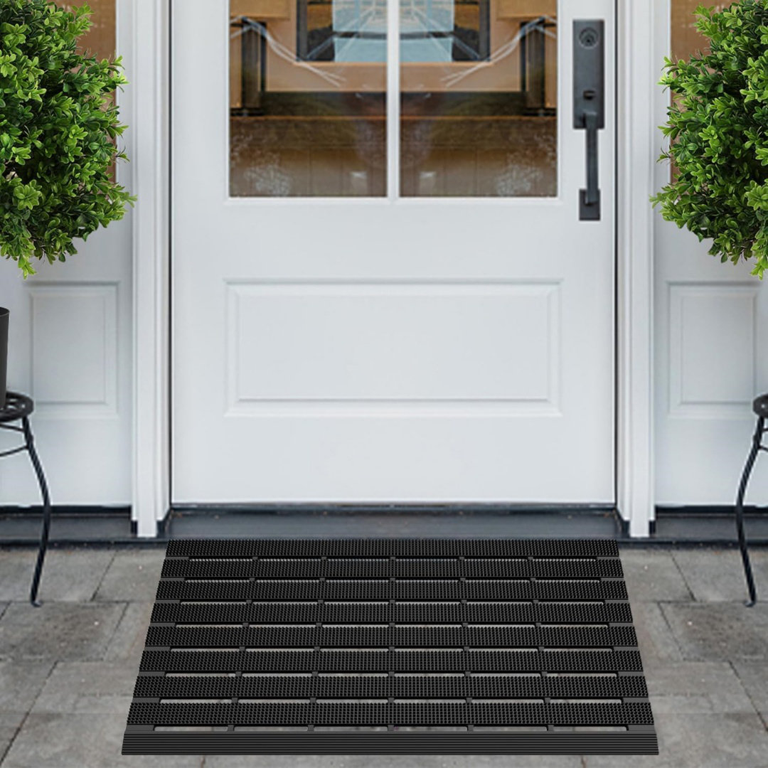 DESIGN SHOP BY SHELL Waterproof Outdoor Door Mat - 36X24 Inches Non ...
