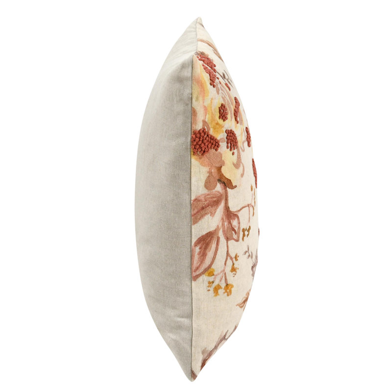 Amra 20" Fabric Clay Throw Pillow