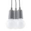 Ahva 3 - Light White Cluster Pendant-1828313122