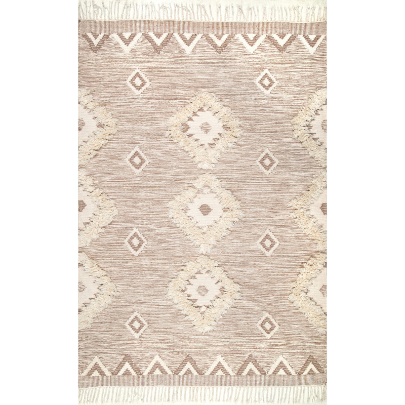 Northport Wool Geometric Indoor Rug, Rectangle 4' x 6'