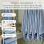 Ensemble de serviettes 12 pièces Willow - 100% coton peigné, qualité supérieure 630 g / m², bleu, ultra doux et très absorbant (12 serviettes de bain)-1833370077-1833370079