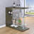 Prescott Rectangular Home Bar Table Cappuccino High Gloss-106636184-106636187