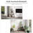 4 Tier A-shaped Frame Bookcase-2099946072