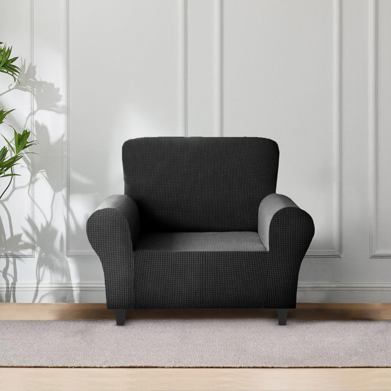 Sofa Slipcover, 135cm H x 270cm W, Black