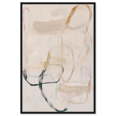 Faded Outlines I Canvas Modern Boho Abstract by