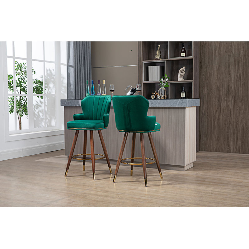 Tabouret pivotant de 27,95 po, Émeraude