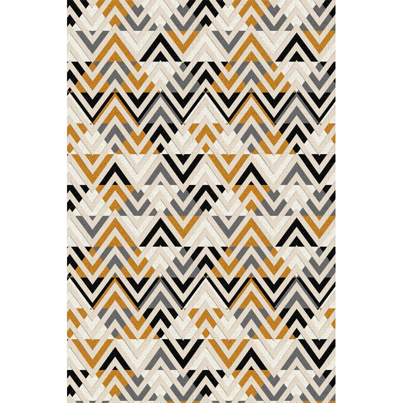 Stylish Hall Carpet Runner, 2.6 x 6.6 Feet | 100% Polyester, 650 g/m², 0.3 in Pile Height | Antibacterial & Non-Slip PVC Dot Underside | Machine Washable, Durable 3D Digital Print | Perfect for Home Décor