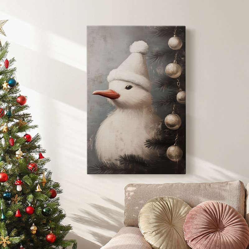 Art des Fêtes de Noël - Toile tendue avec châssis - Série 2-CLxxx, H 18 po x l 12 po