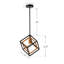 Luminaire suspendu géométrique 1 lumière