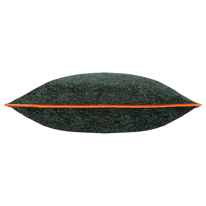  Chenille Piped Cushion Cover, Emerald