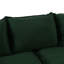 Velours côtelé de 85,4 po de style courbé pour le salon, la chambre à coucher, l’appartement, les accoudoirs confortables, le tissu, la fonction d'économie d'espace avec le revêtement, le matériau de la peau, la fabrication, les instructions d'assemblage faciles
