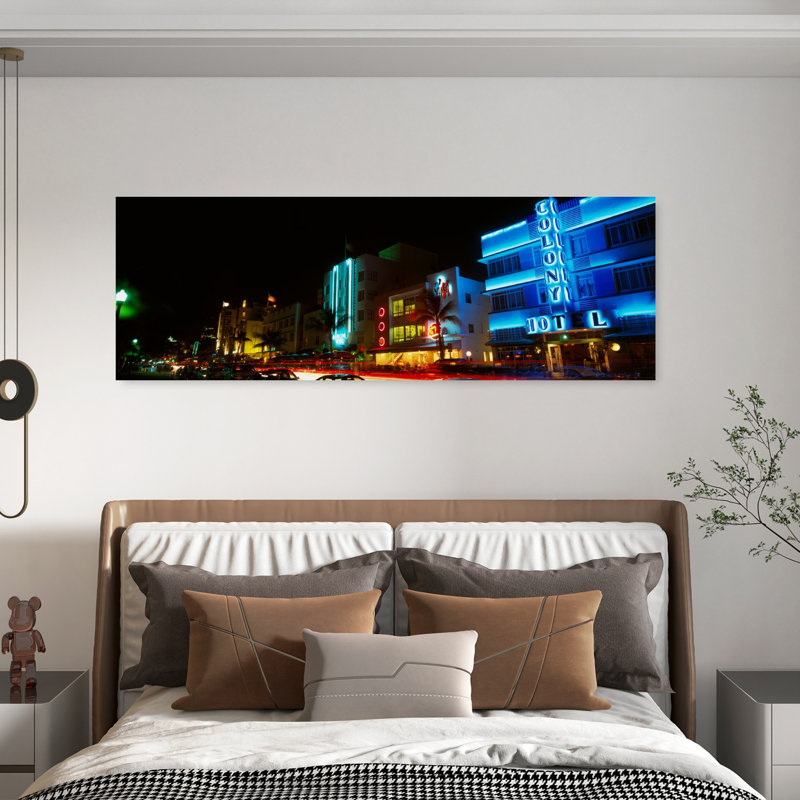 Art déco, architecture de Miami Beach, H 20 po x l 60 po