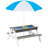 31 Outdoor Picnic Table With Umbrella For - Convertible Sand & Water Play ' Adjustable Sunshade Compliant-120264272-120264271