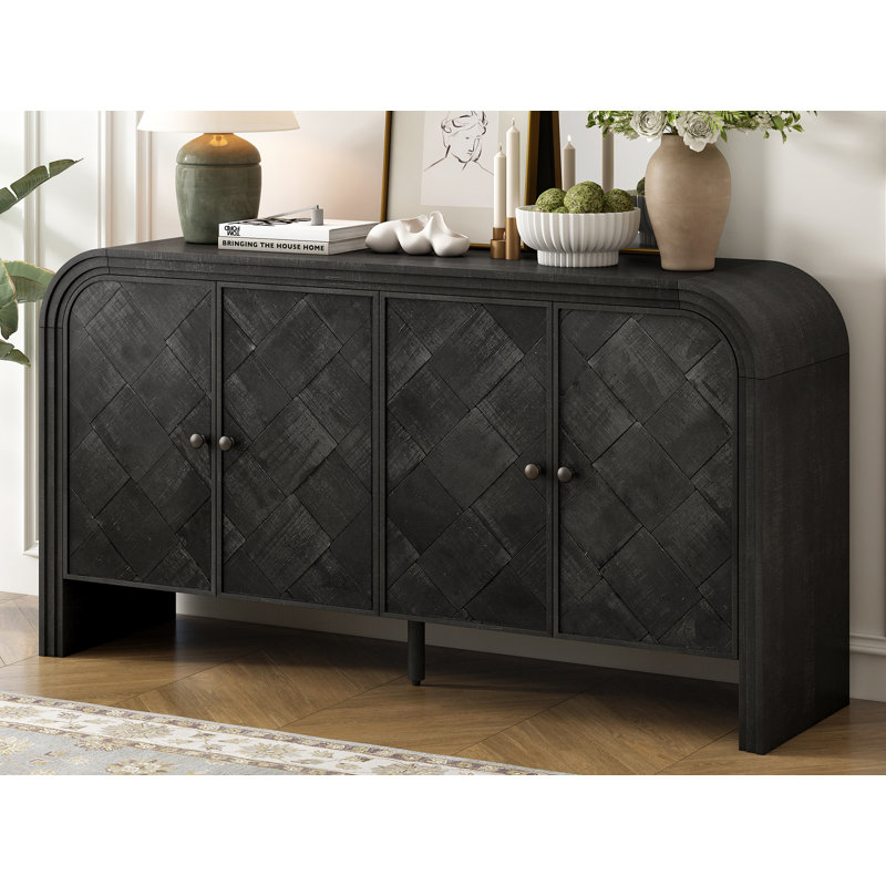 60' ' sideboard, Noir