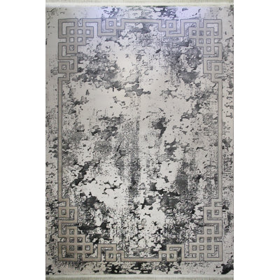 Machine Woven Grey Indoor Rug