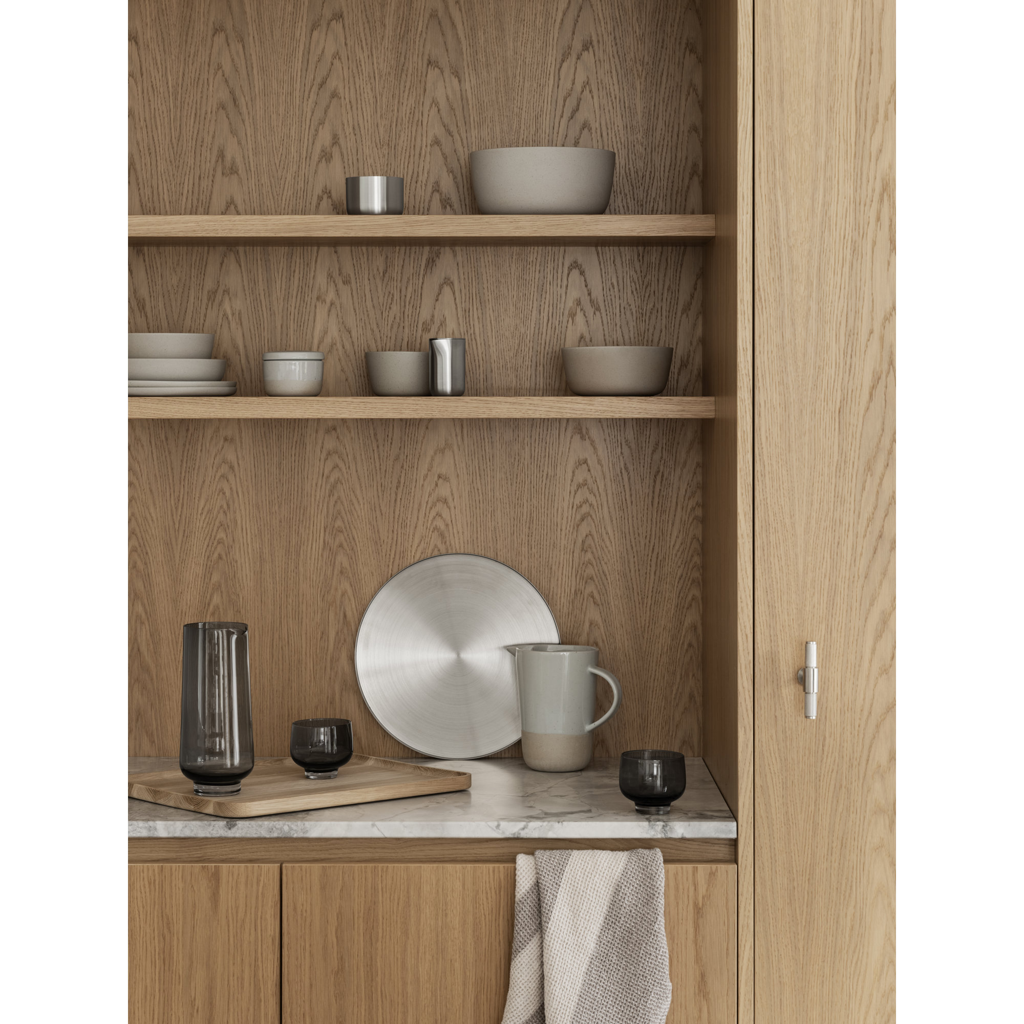 FLOW 7 oz. Drinking Glass, Smoke