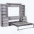 Ainash Murphy Bed with Drawers and Shelves-911166103