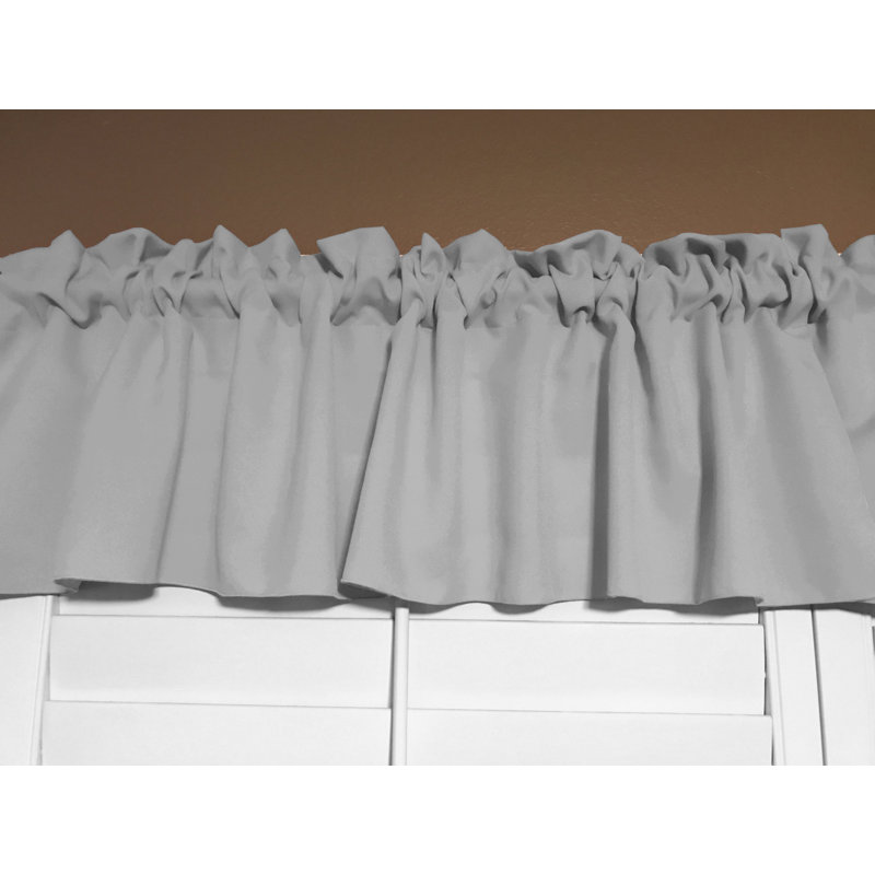 Cantonnière sur mesure l 58 po Pastorella, L 58 po x L 18 po, Argent