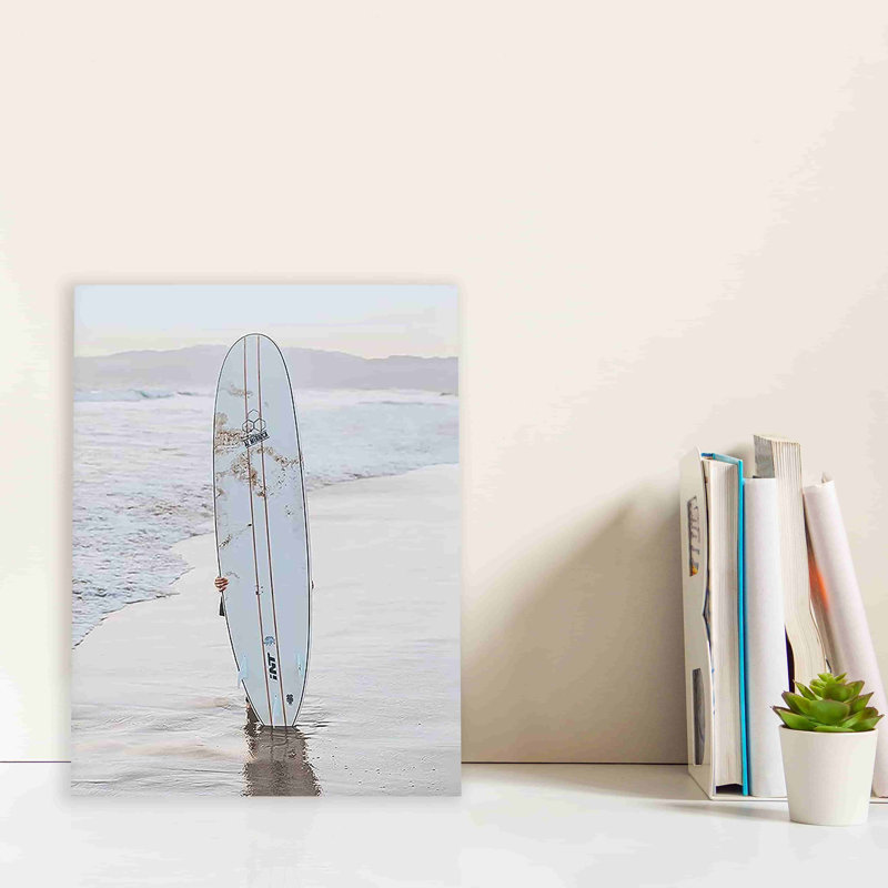 Bednarz planche de surf sur toile, H 16 po x l 12 po x P 1 po