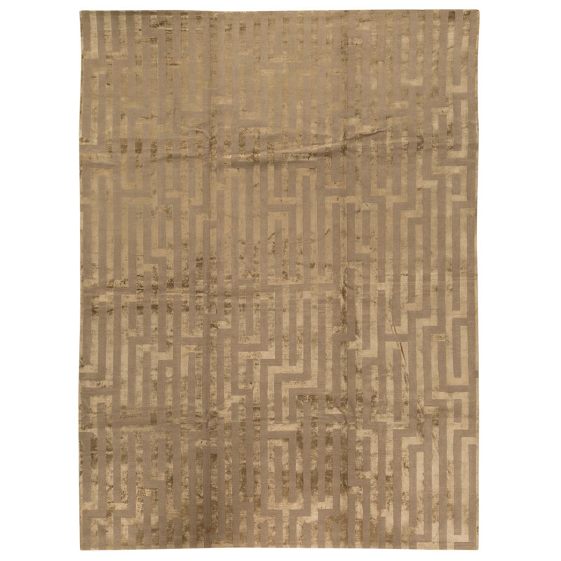 Tapis platine de haute qualité noué à la main