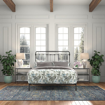 Picket Fence Iron Bed