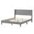 Costway Bed Frame Modern Platform Bed With Linen Upholstered Wingback Headboard-403647900